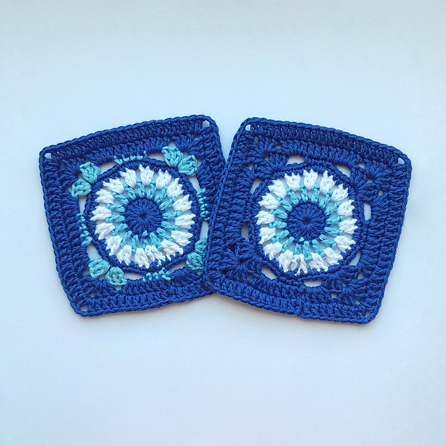 Granny square eye