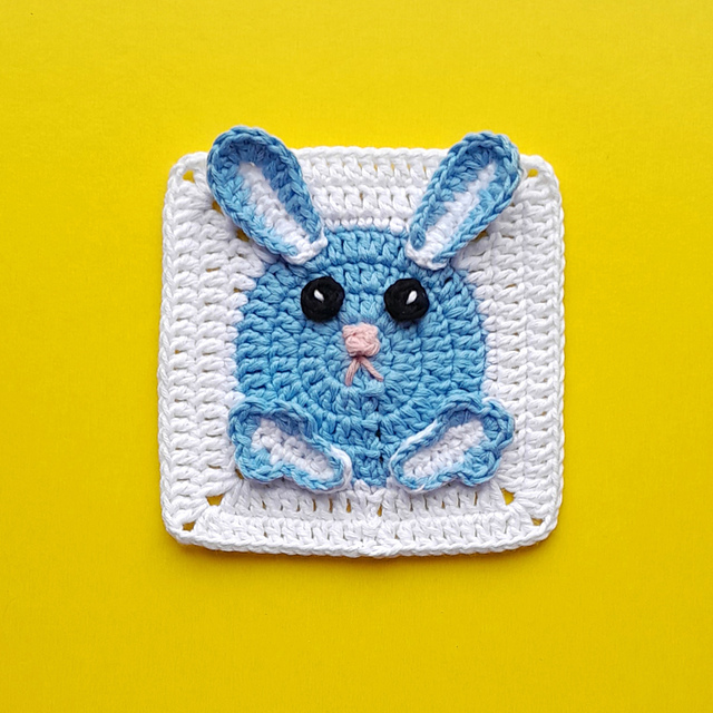 Granny square Easter Bunny