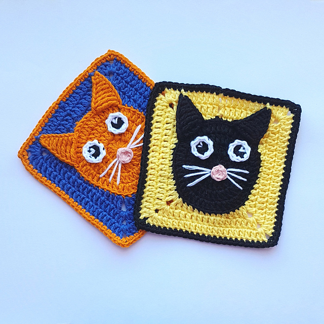 Granny square Cat