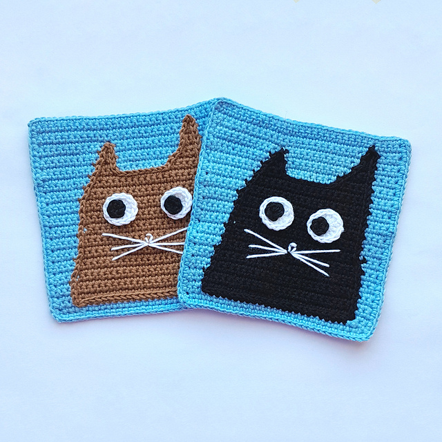 Granny square Cat