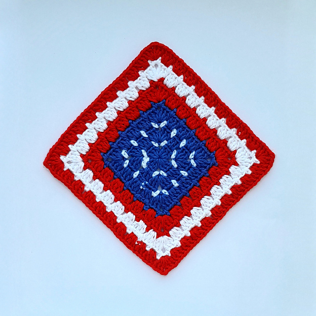 Granny Square American Flag