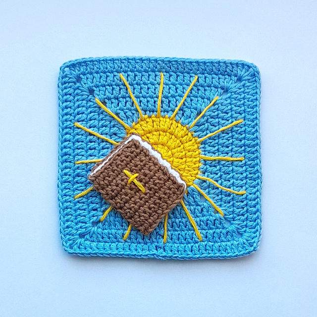 Bible Sun Granny Square
