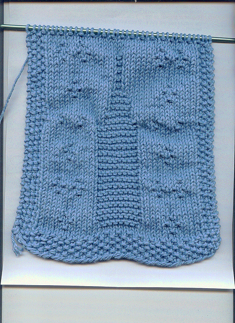 Wine Bottle Dishcloth