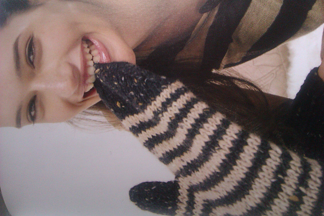 Striped Mittens