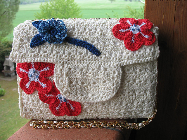 Croch...anel flower bag