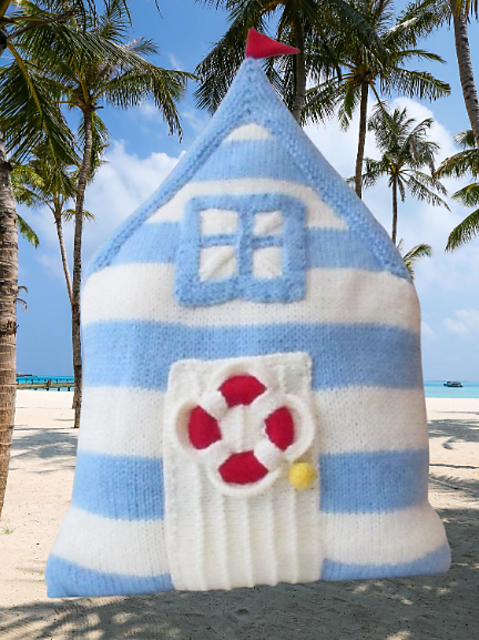 Seaside Stripes Cushion Beach Hut Cushion