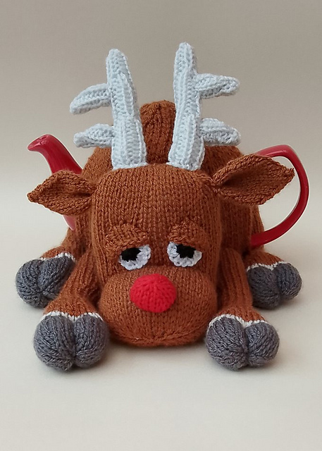 Knackered Reindeer Tea Cosy