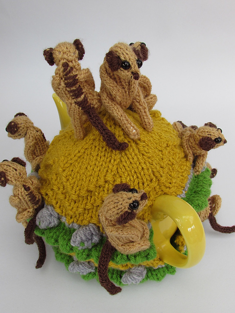 Meerkat tea cosy