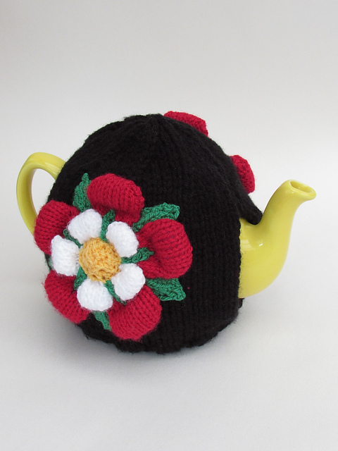 Tudor rose tea cosy