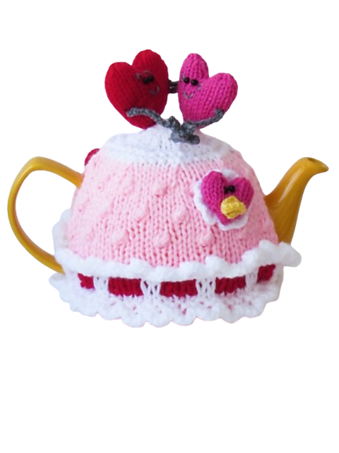 In Love Hearts Tea Cosy