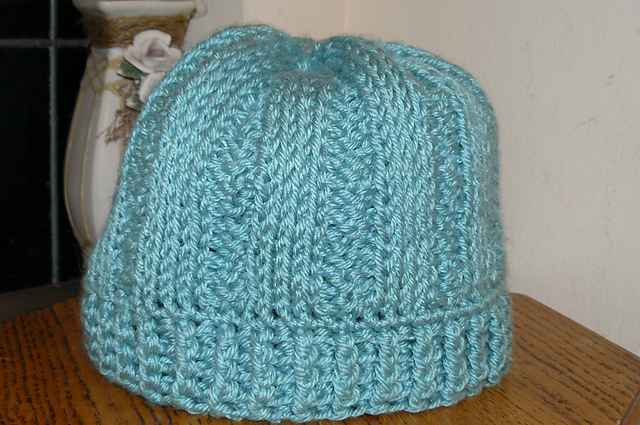Tunisian Ribbed Hat