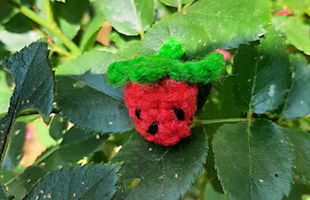 Amigurumi Tiny Strawberry