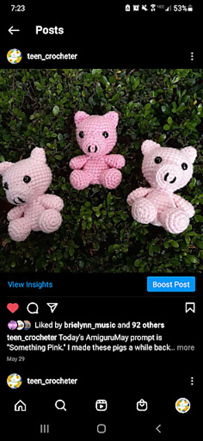 Amigurumi Pig