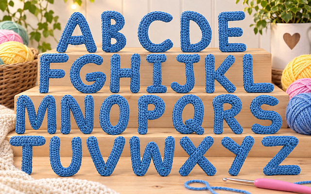 Crochet Letters A-Z