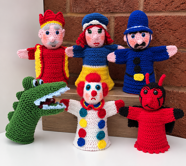 Punch and Judy Hand Puppets