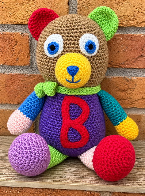 Scrap Yarn Bear
