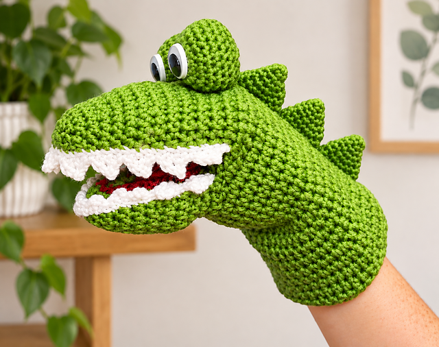 Crocodile Hand Puppet