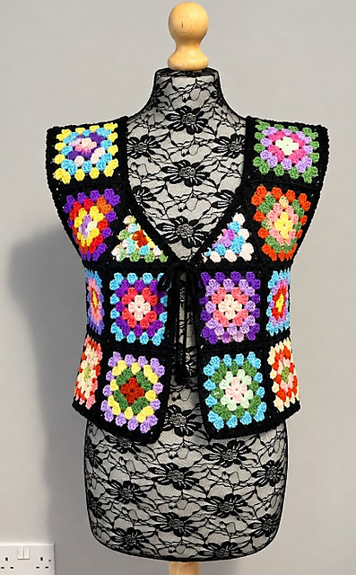 Granny Square Waist Coat