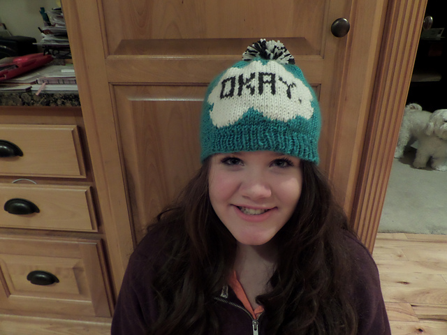 TFIOS pompom hat