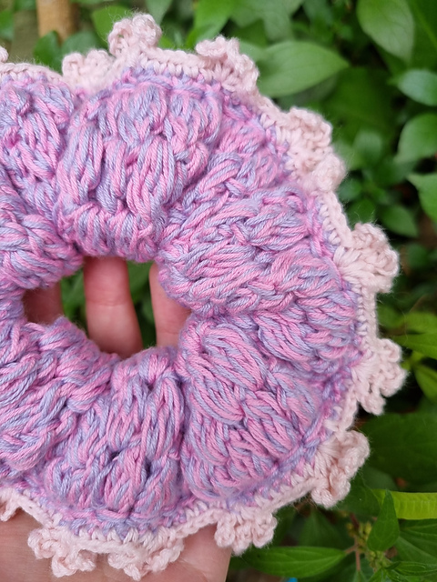 Scrunchie hortensia
