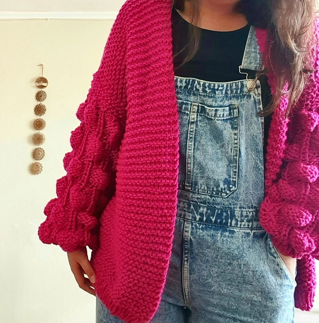 Cardigan morango