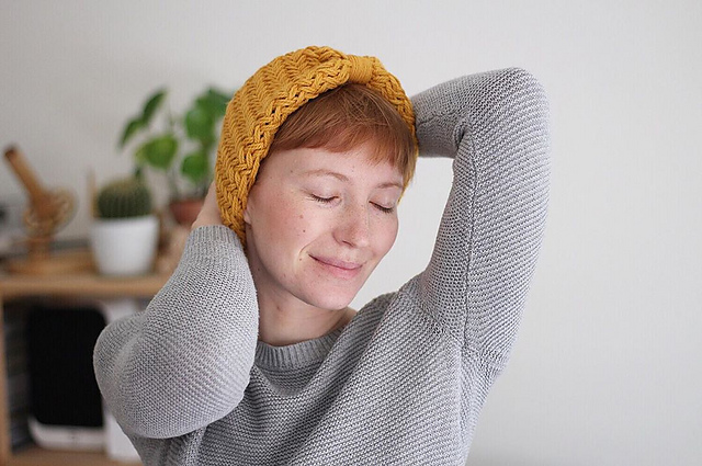 Chunky Herringbone Headband