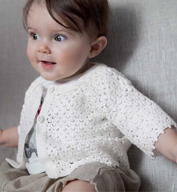 Gilet bébé manches 3/4 N°090-T12-659