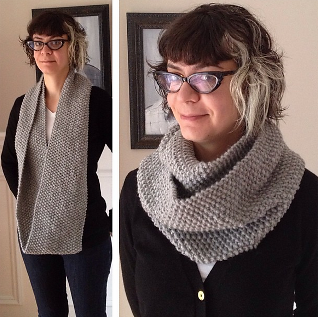 Quick Knit Infinity Scarf
