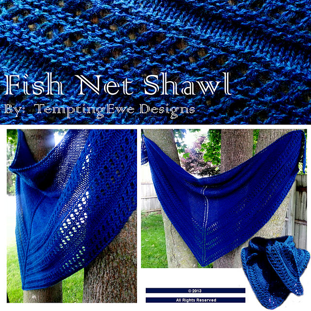 fish net shawl