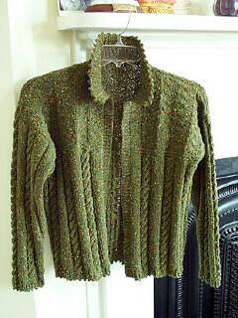 Cabled Cardigan