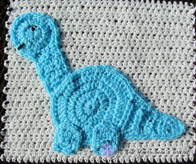 Brontosaurus Applique