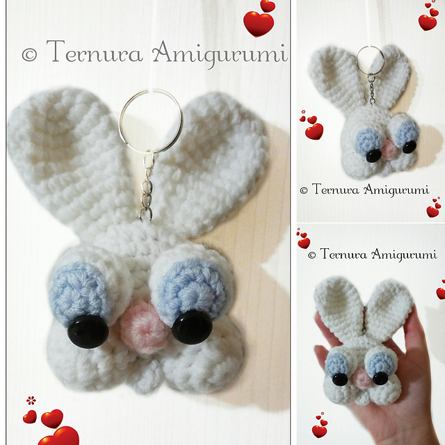 rabbit keychain