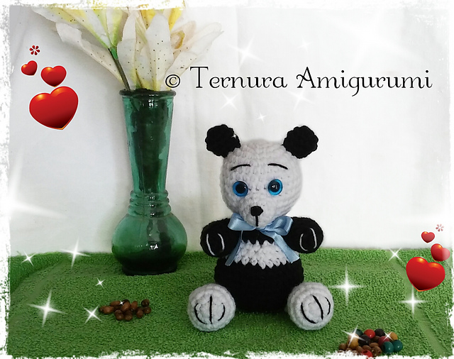 panda bear Aron 14cm!