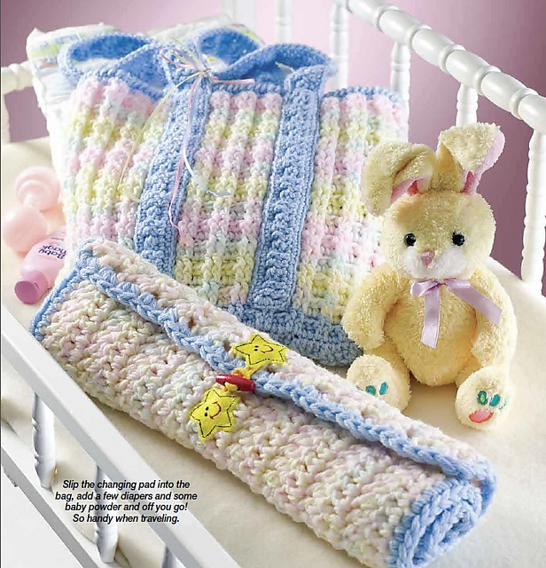 Li'l Stripes Diaper-Changing Set