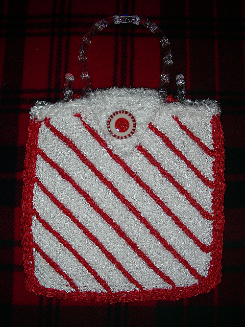 Peppermint Stripes Bag in Party