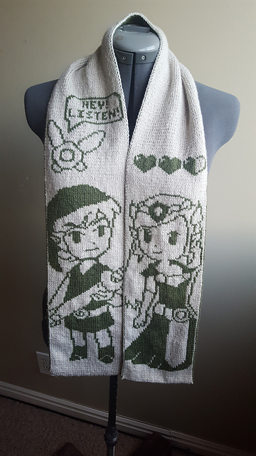 Ravelry: Legend of Zelda Scarf pattern by Tess Campbell