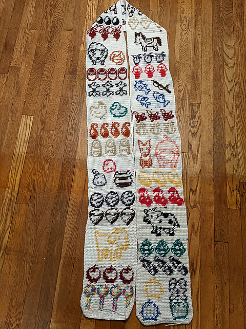 Stardew Valley Scarf (crochet)