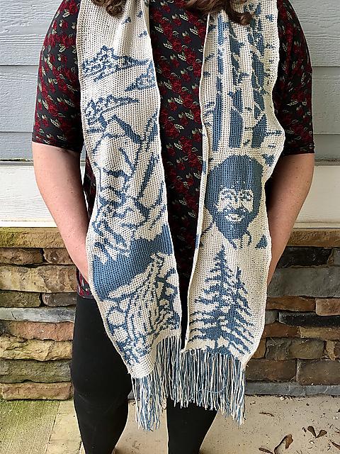 A Happy Little Scarf (Bob Ross Crochet)