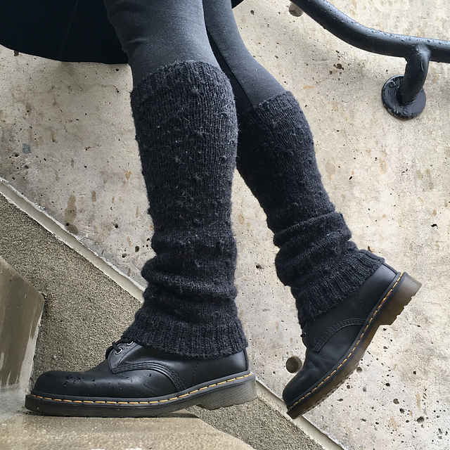 Polka Knots Legwarmers