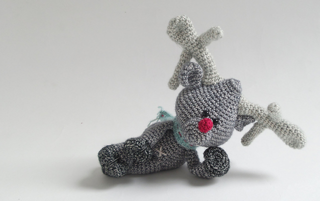 Little grey Rudolph