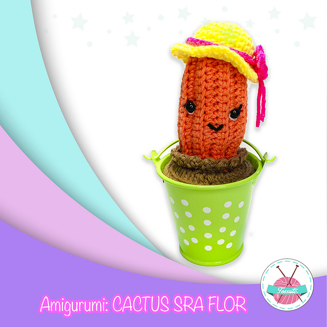 Amigurumi Cactus Sra Flor