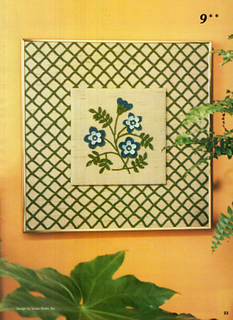 Crochet Picture of Flowers
