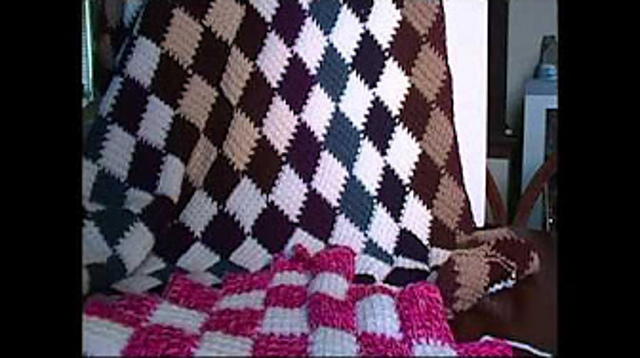 Bethintx1 Entrelac Blanket CAL