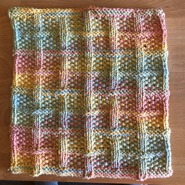 Lampasas Lattice Dishcloth