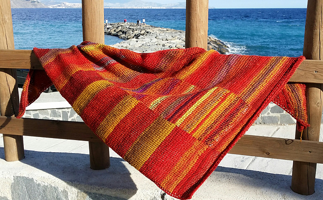 Sunny Stripe Shawl