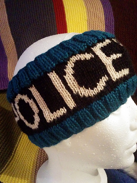 Police Call Box Earwarmer