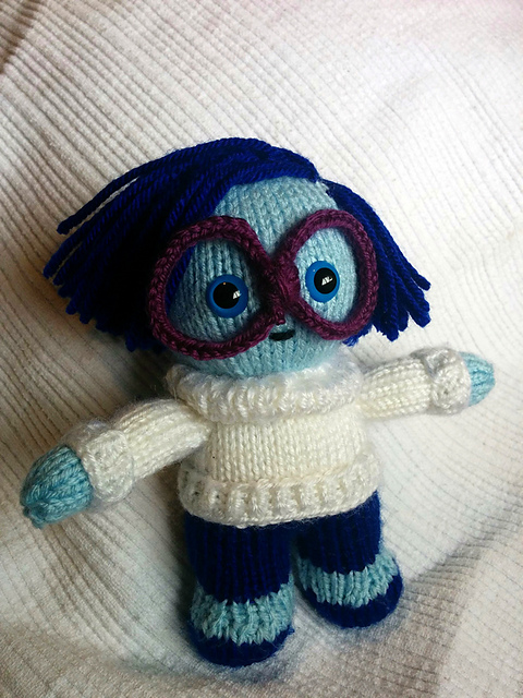 Sad Knitted Plush