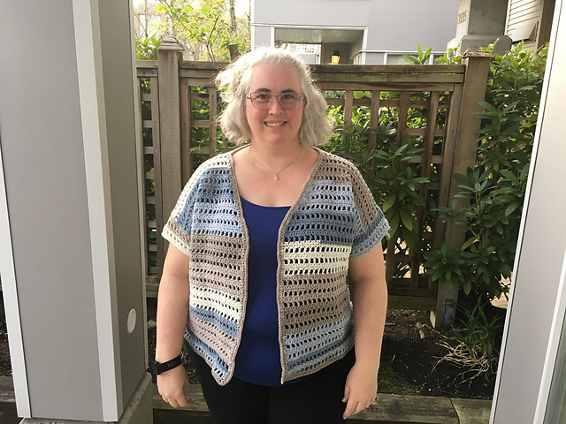Peek A Boo Spring Cardi