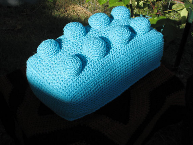 Construction Block Pillow