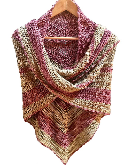 The Bubbling Brook Shawl